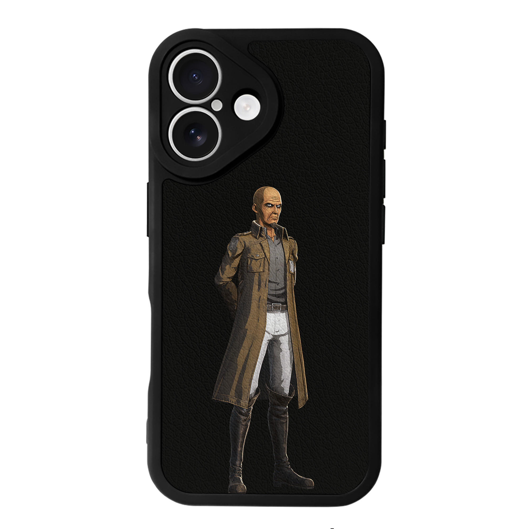 （画像用） 進撃の巨人 Attack on Titan 【iPhone 16シリーズ対応】シリコンスマホケース（レザー調） 材質：シリコン
